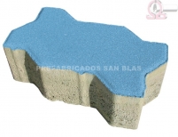 Adoquin Uni AZUL.